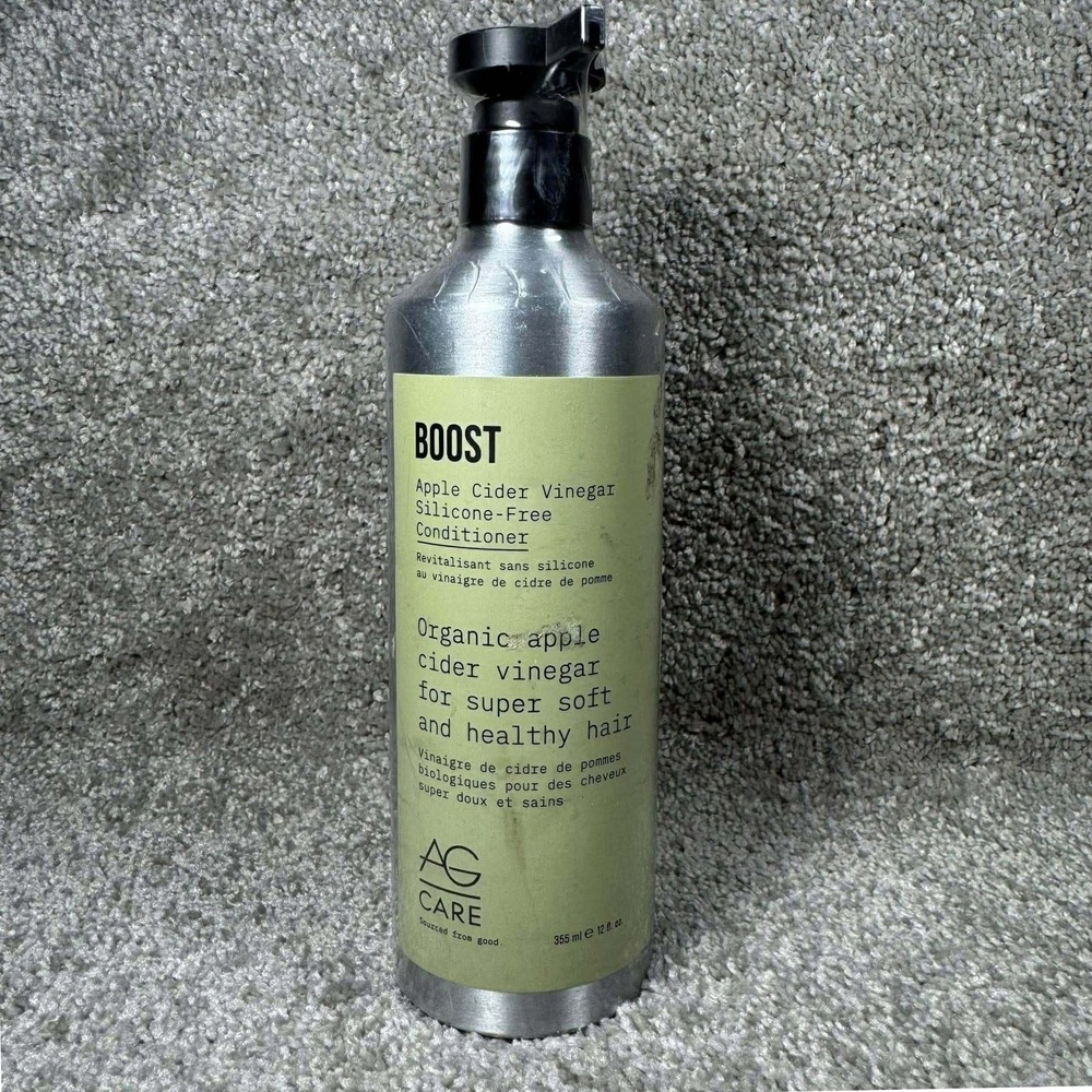 AG Care Boost Conditioner Apple Cider Vinegar Silicone-Free Vegan 12oz